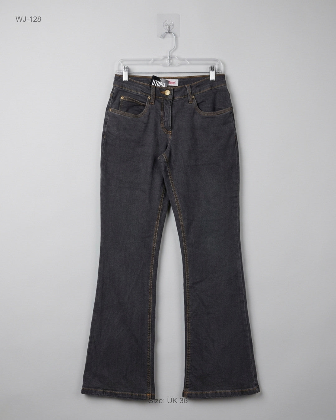 Premium Condition Women Jeans | Preloved John Baner | Grey Cotton | Thrift Shop for Karachi Pakistan | OTS