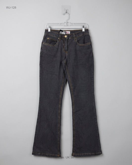 Premium Condition Women Jeans | Preloved John Baner | Grey Cotton | Thrift Shop for Karachi Pakistan | OTS