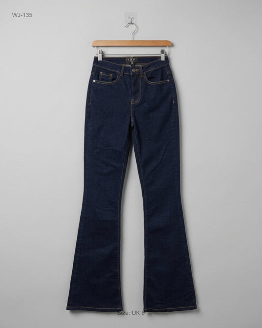 Premium Condition Women Jeans | Preloved Lipsy | Dark Blue Cotton | Thrift Shop for Karachi Pakistan | OTS