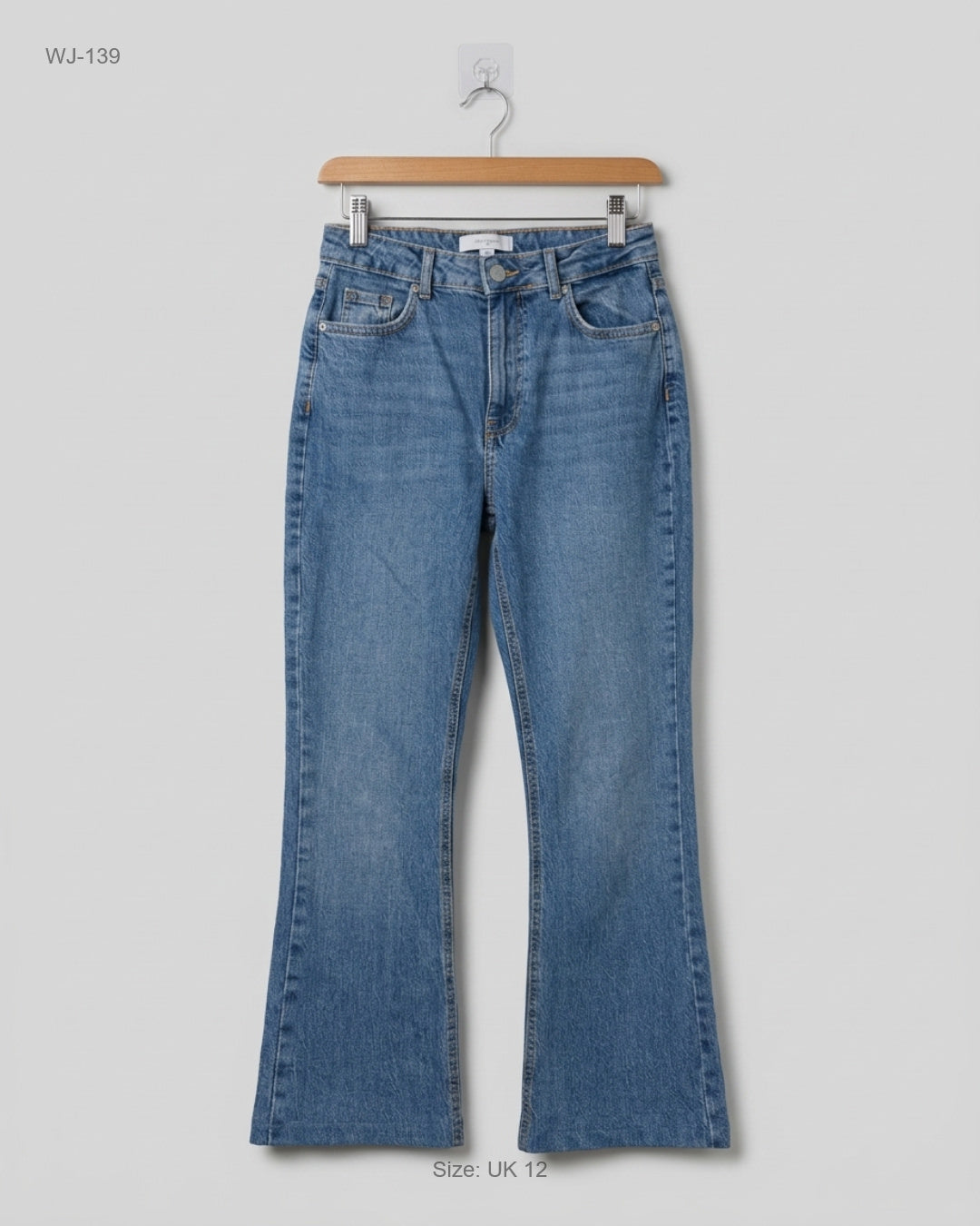 UK Imported secondhand Women Jeans - Brooke brand, Blue Cotton, Premium condition, for - Online Thrift Store Karachi Pakistan