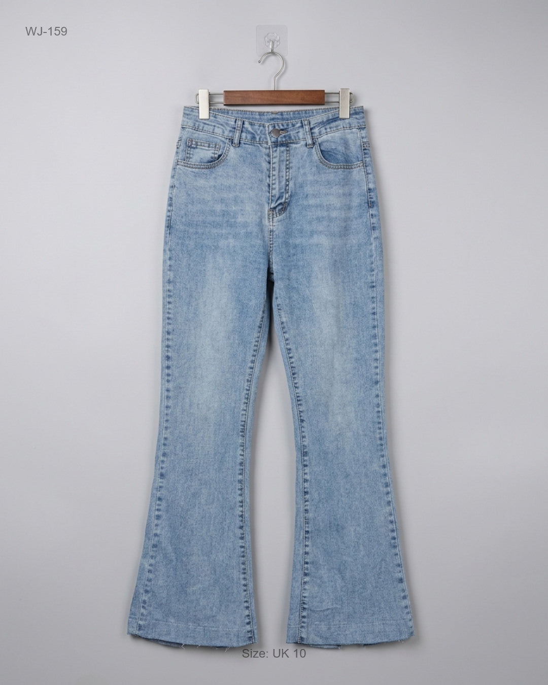 Preloved Premium Women Jeans by PRETTYLITTLETHING, Blue Cotton for - OTS Thrift Shop Karachi Pakistan