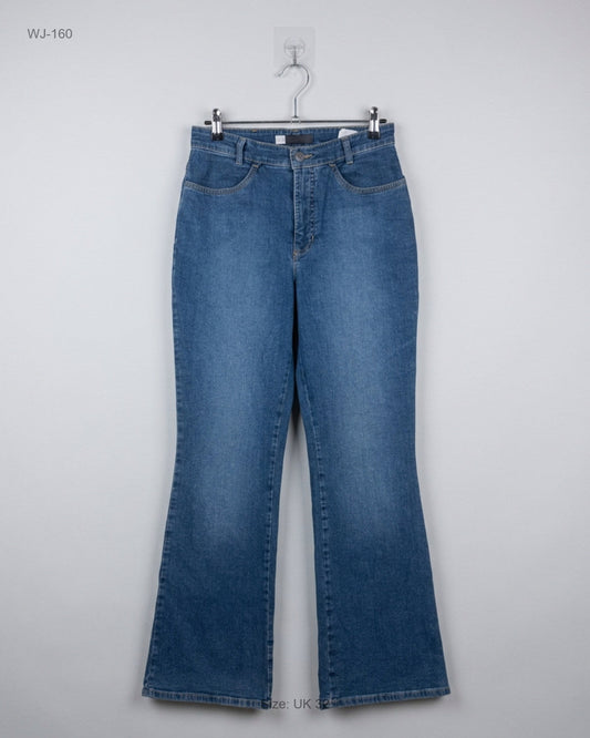 Preloved Premium Women Jeans by M.A.C, Blue Cotton for - OTS Thrift Shop Islamabad Pakistan