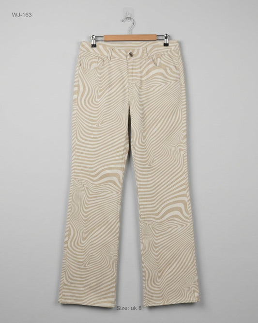 Women Jeans | H&M | Preloved Branded | Beige Contton | Premium | OTS Thrift Store Lahore Pakistan
