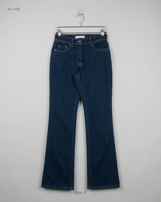 Shop Premium Women Jeans by Rocha john rocha | Preloved Branded Clothes | Dark Blue Contton | | OTS Thrift Store Peshawar Pakistan