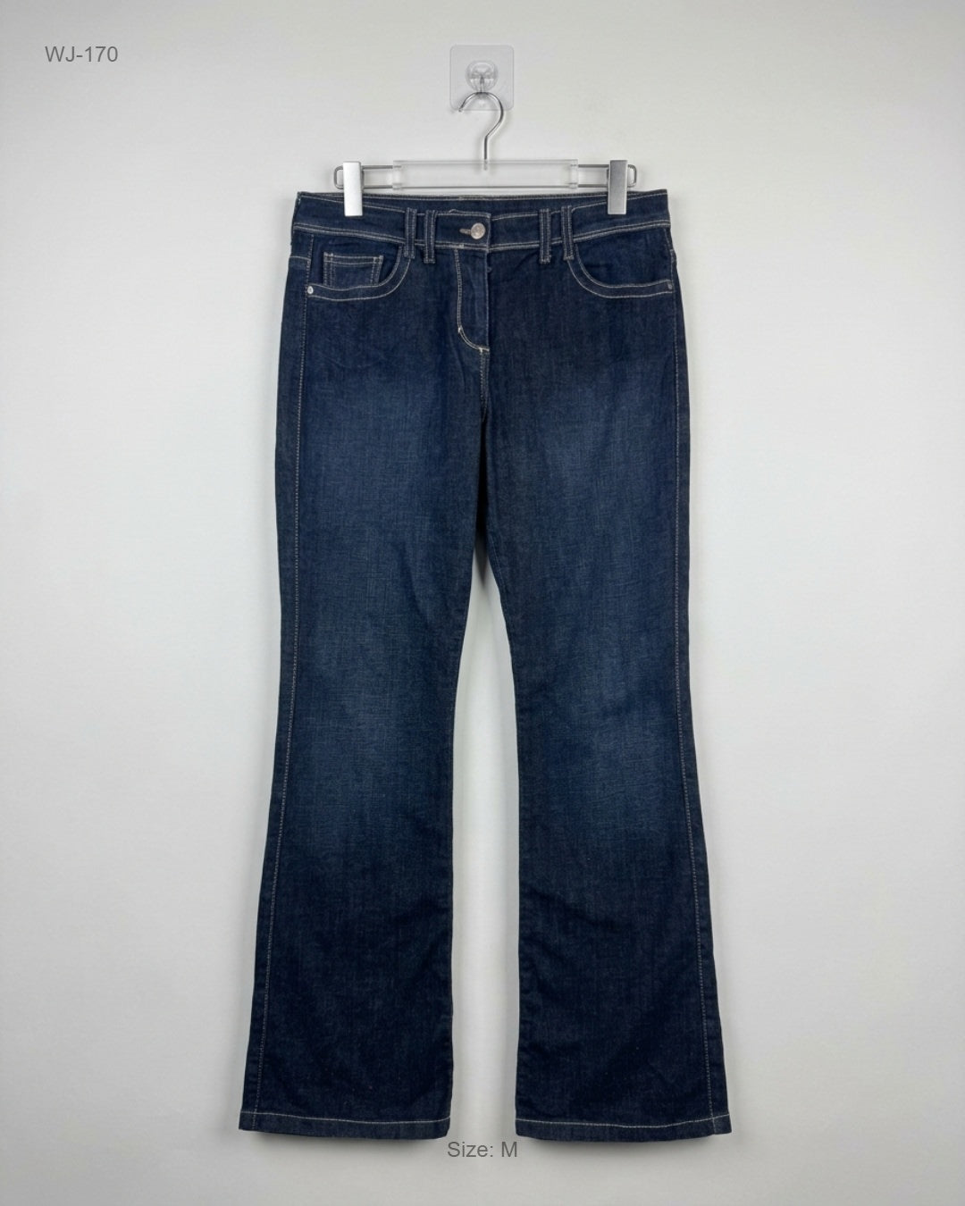 Women Jeans | Mark&Spencer | Preloved Branded | Dark BLUE Contton | Premium | OTS Thrift Store Peshawar Pakistan