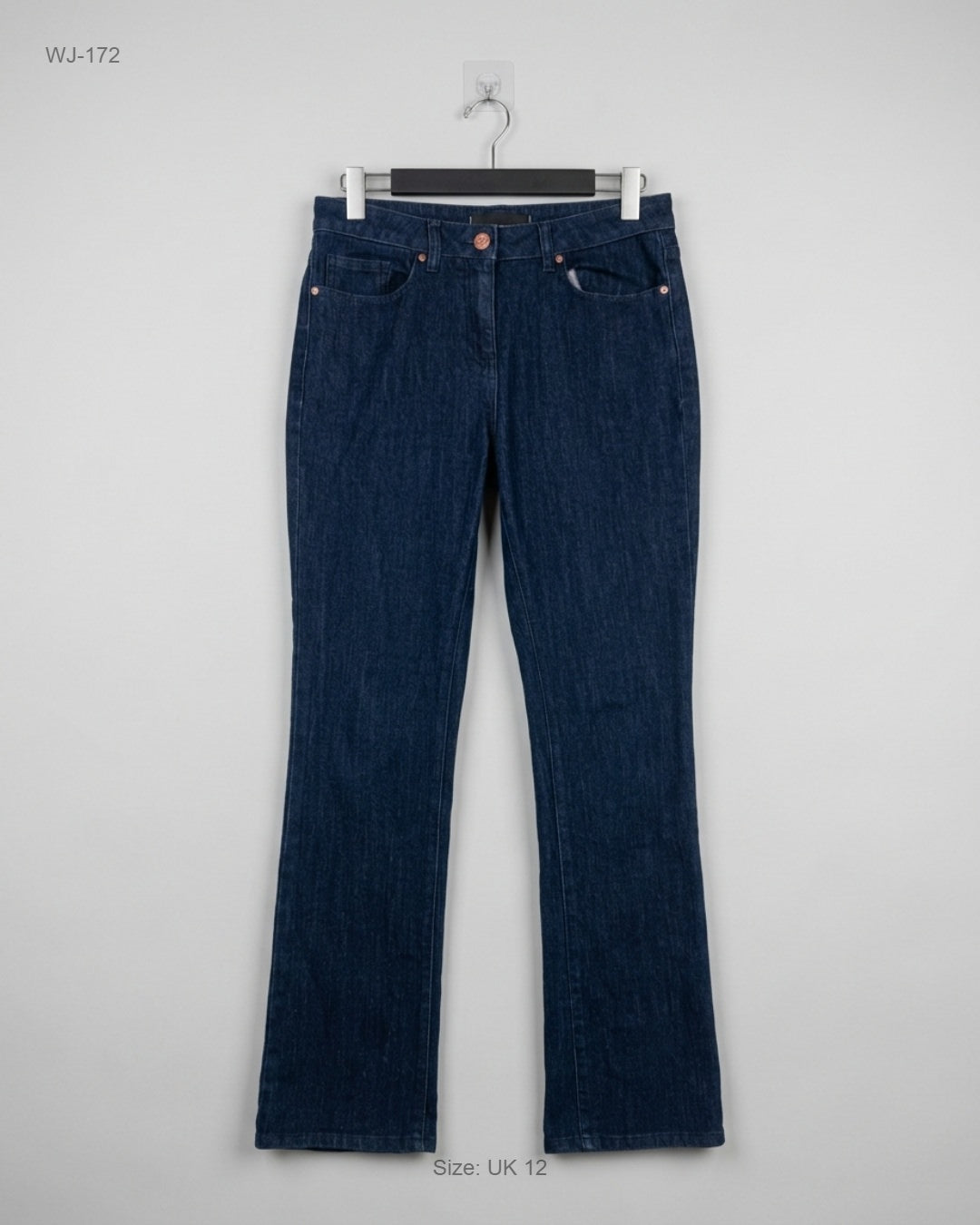 Secondhand Branded Women Jeans by MATALAN, Dark Blue Contton fabric, Premium condition, for - Online Thrift Shop Islamabad Pakistan