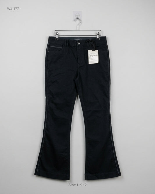Premium PLUS Condition Women Jeans | Preloved PER UNA | Black Contton | Thrift Shop for Lahore Pakistan | OTS