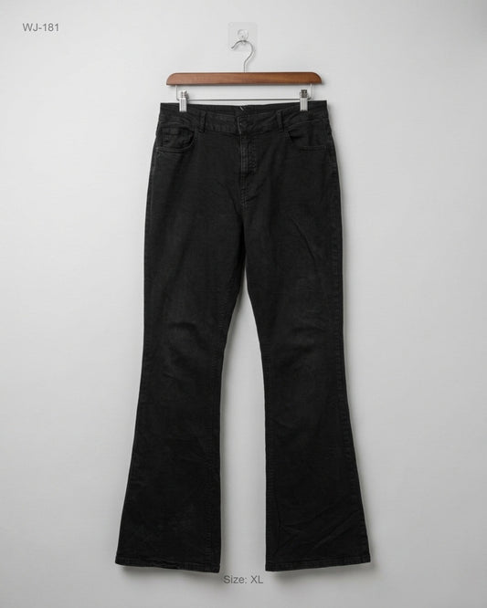 Women Jeans | RESERVED | Preloved Branded | Black Contton | Premium | OTS Thrift Store Peshawar Pakistan