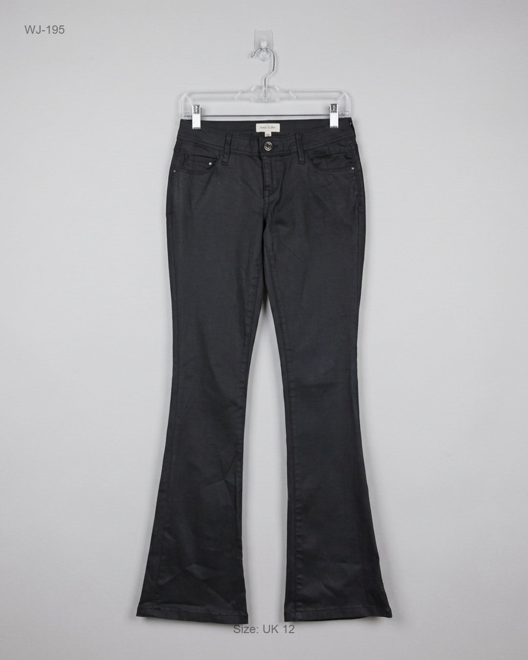 Secondhand Branded Women Jeans by RIVER ISLAND, Black Contton fabric, Premium condition, for - Online Thrift Shop Lahore Pakistan