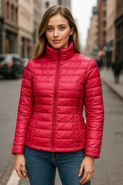 Red Bomber & Puffer Jacket by Primark (WJKT-02)