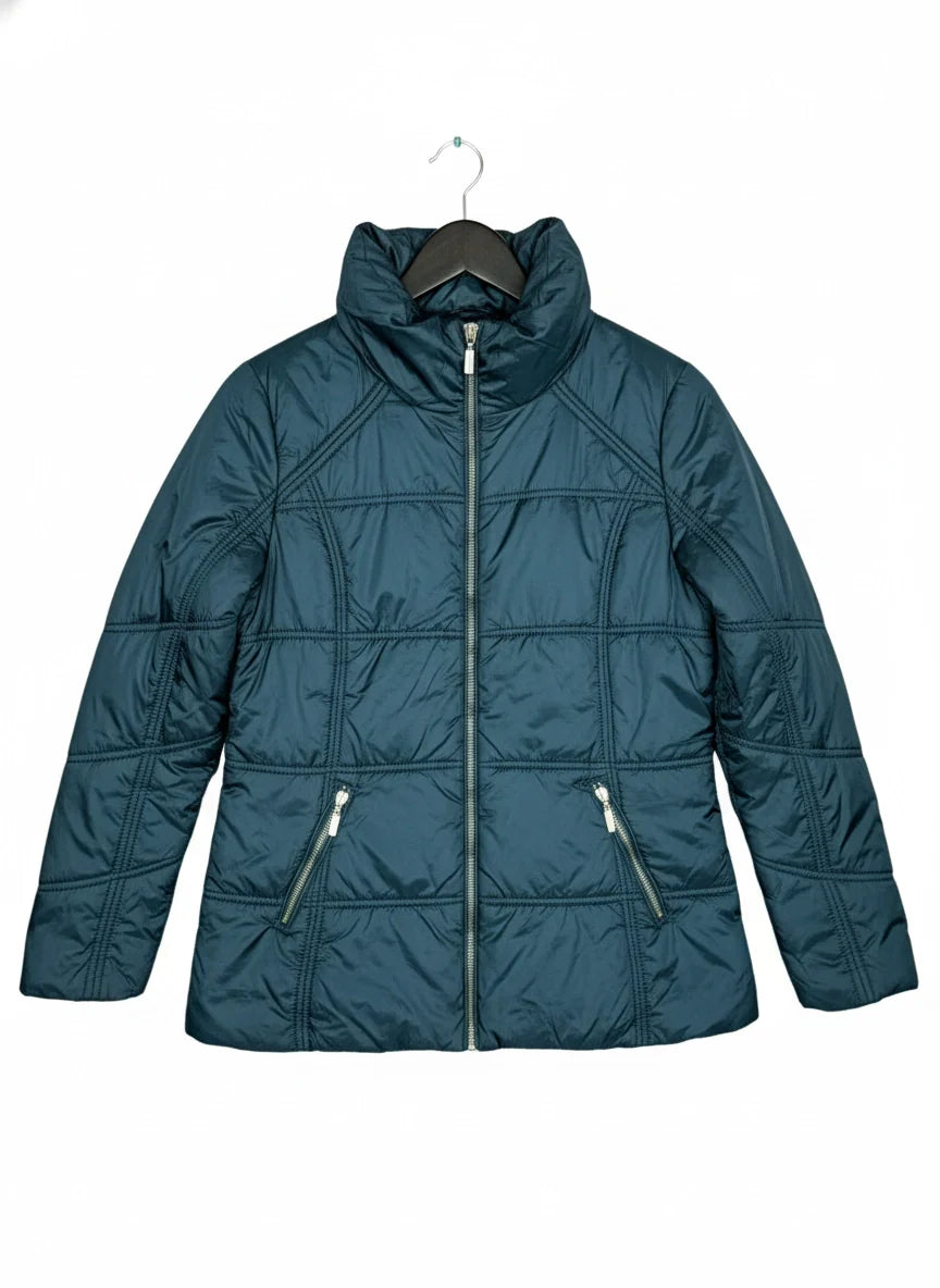 Bomber & Puffer Jackets | atmosphere | Preloved Branded | Black Nylon | Premium Plus | OTS Thrift Store Karachi Pakistan