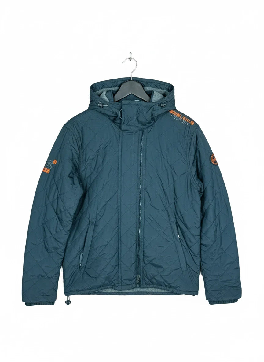 Black Bomber & Puffer Jacket by super dry (WJKT-16)