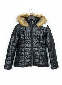 Black Bomber & Puffer Jacket by Unknown (WJKT-18)