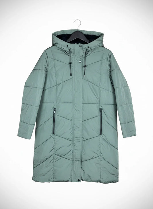 Preloved Premium Plus Bomber & Puffer Jackets by Primark, Olive Polyester for Women - OTS Thrift Shop Islamabad Pakistan