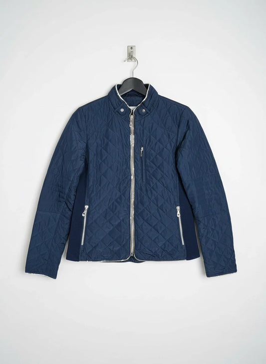 UK Imported secondhand Bomber & Puffer Jackets - Epister brand, Navy Blue Polyester, Good condition, for Women - Online Thrift Store Islamabad Pakistan