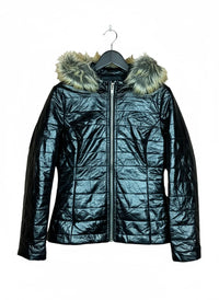 Black Bomber & Puffer Jacket by Made In Itlay (WJKT-25)