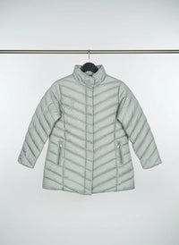 Silver Bomber & Puffer Jacket by Mudflouer (WJKT-33)
