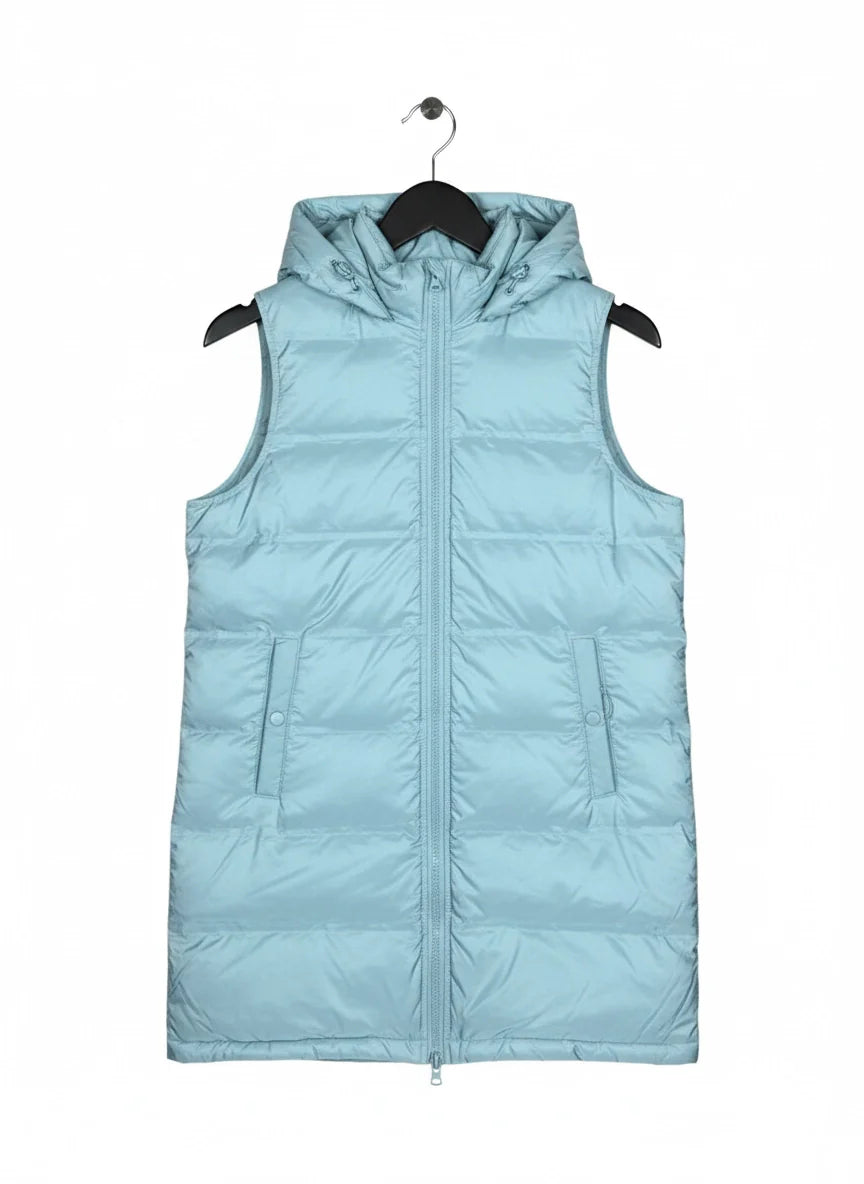 UK Imported secondhand Bomber & Puffer Jackets - Dunnes brand, Cyan Polyester, Premium Plus condition, for Women - Online Thrift Store Islamabad Pakistan