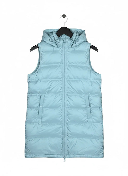 UK Imported secondhand Bomber & Puffer Jackets - Dunnes brand, Cyan Polyester, Premium Plus condition, for Women - Online Thrift Store Islamabad Pakistan