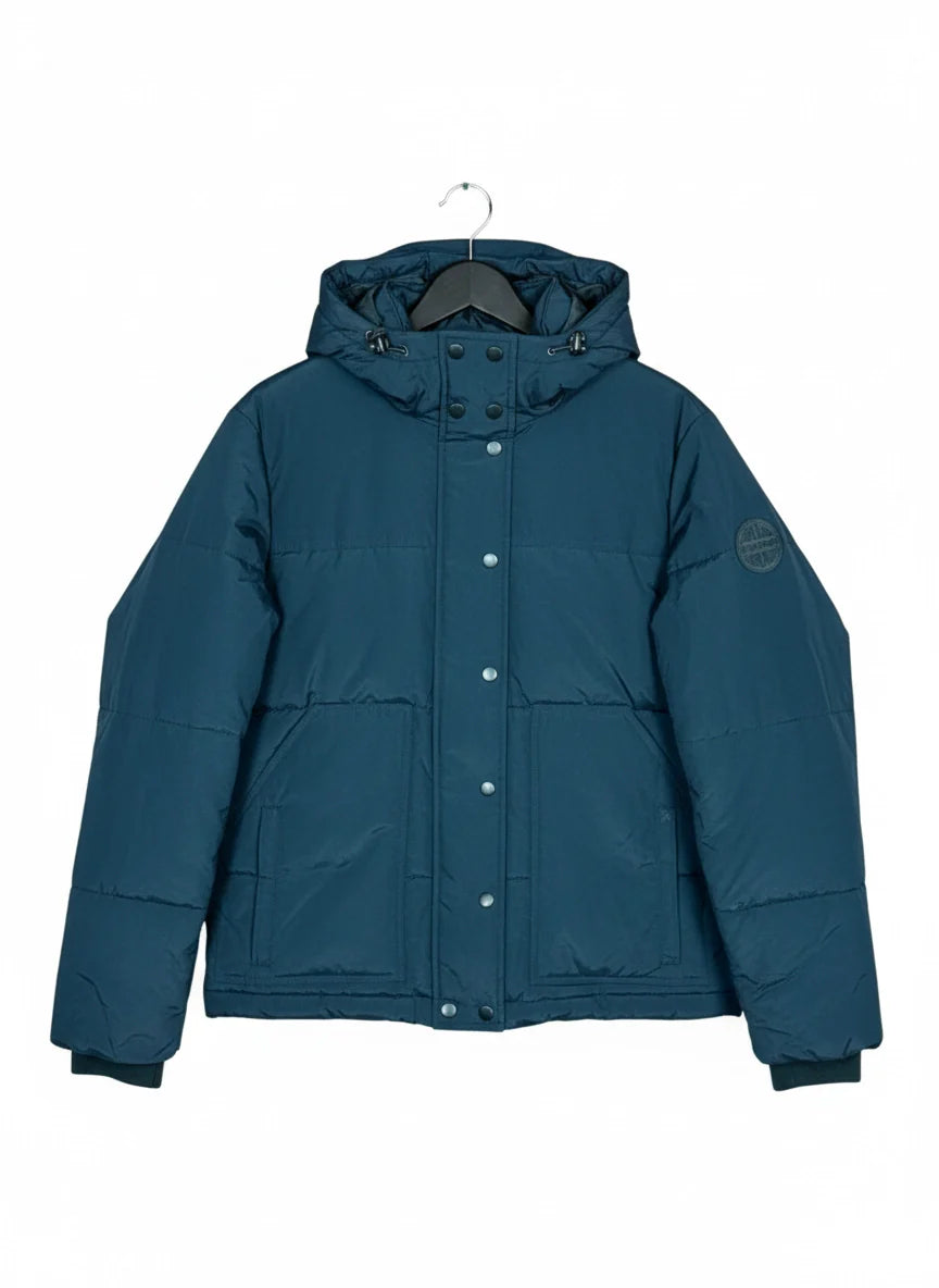 Shop Premium Plus Bomber & Puffer Jackets by Salt Rock | Preloved Branded Clothes | Black Naylon | Women | OTS Thrift Store Islamabad Pakistan
