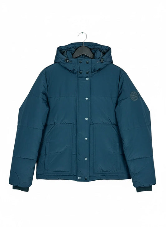 Shop Premium Plus Bomber & Puffer Jackets by Salt Rock | Preloved Branded Clothes | Black Naylon | Women | OTS Thrift Store Islamabad Pakistan