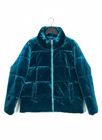 Teal Bomber & Puffer Jacket by Love Coats (WJKT-41)