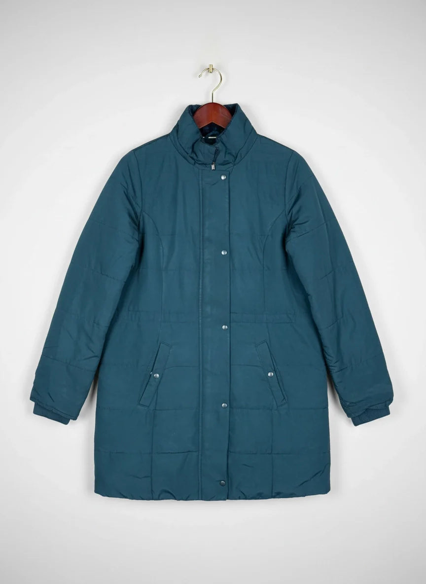 Secondhand Branded Bomber & Puffer Jackets by esmara, Navy Polyester fabric, Premium condition, for Women - Online Thrift Shop Islamabad Pakistan