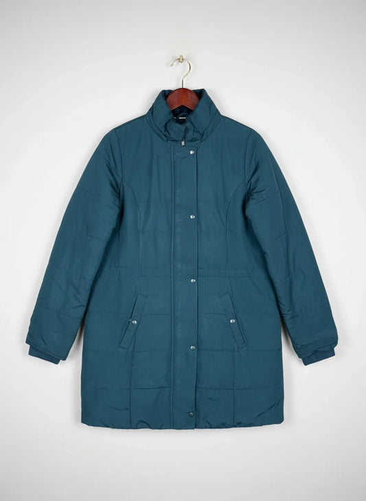 Secondhand Branded Bomber & Puffer Jackets by esmara, Navy Polyester fabric, Premium condition, for Women - Online Thrift Shop Islamabad Pakistan