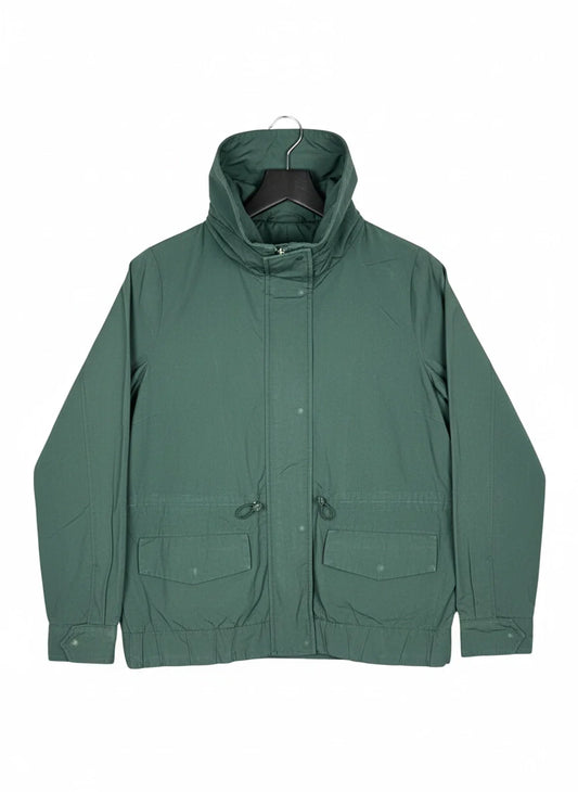 Shop Premium Bomber & Puffer Jackets by Massimo Dutti | Preloved Branded Clothes | OliveDrab Naylon | Women | OTS Thrift Store Karachi Pakistan