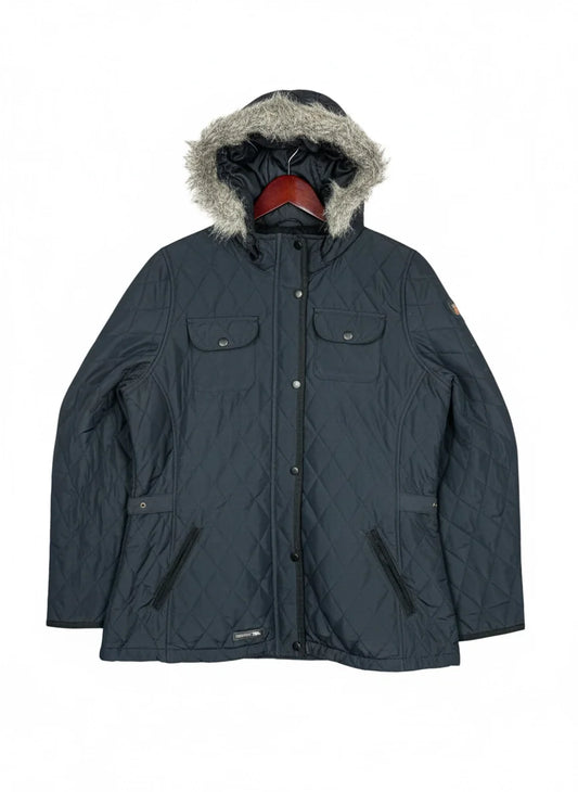 Bomber & Puffer Jackets | Trespass | Preloved Branded | Black Polyester | Unknown | OTS Thrift Store Lahore Pakistan