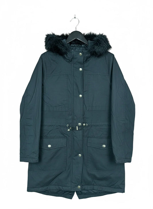 Secondhand Branded Bomber & Puffer Jackets by George, Black Polyester fabric, Premium condition, for Women - Online Thrift Shop Peshawar Pakistan