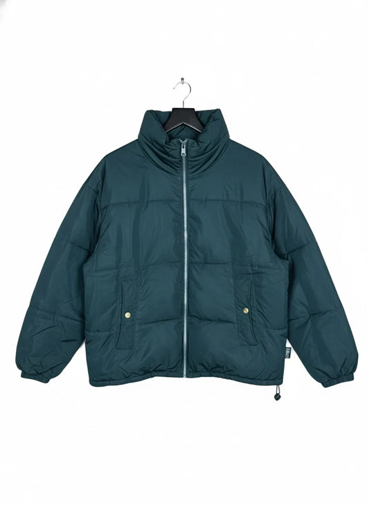 UK Imported secondhand Bomber & Puffer Jackets - Pull&Bear brand, Black Polyester, Premium Plus condition, for Women - Online Thrift Store Lahore Pakistan
