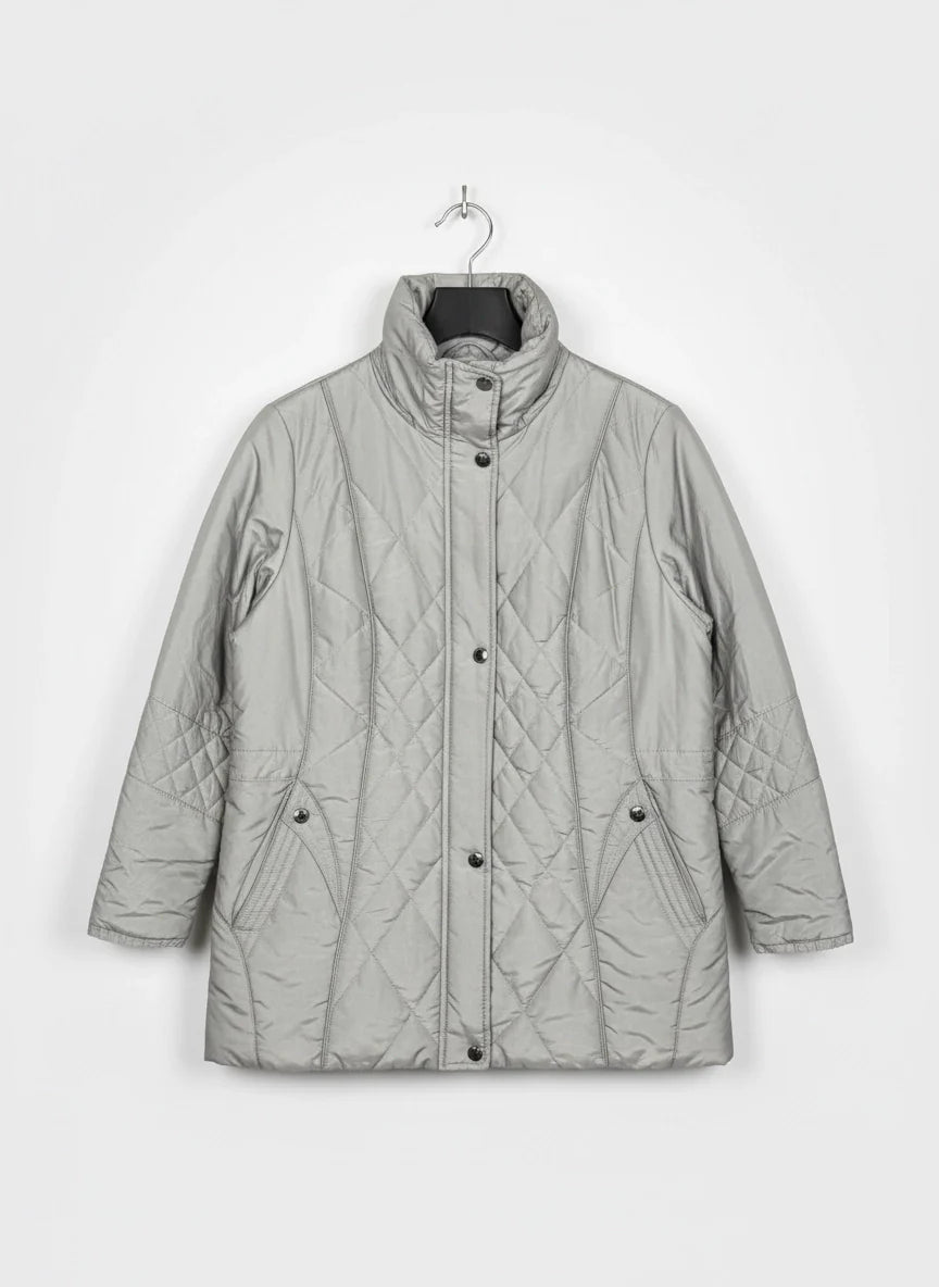 Silver Bomber & Puffer Jacket by Baty (WJKT-72)