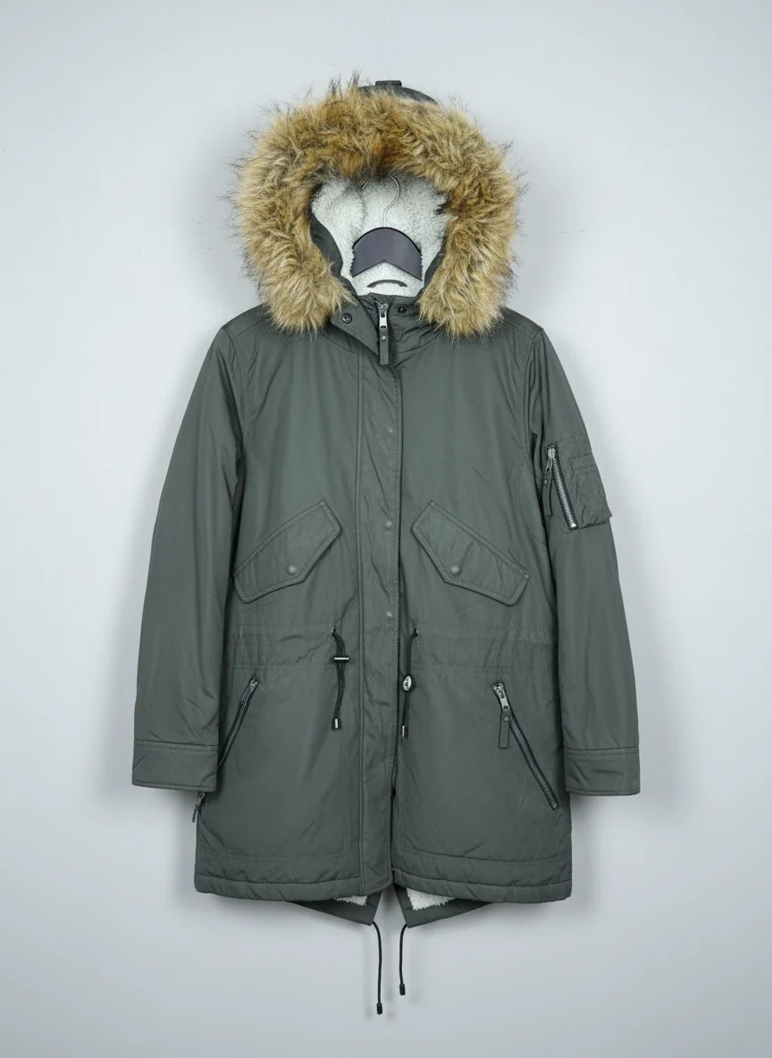 Green Bomber & Puffer Jacket by Aqua (WJKT-74)