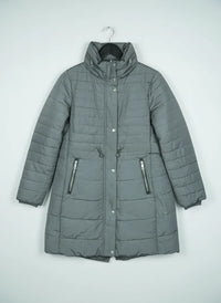 Silver Bomber & Puffer Jacket by Marks & Spencer (WJKT-75)