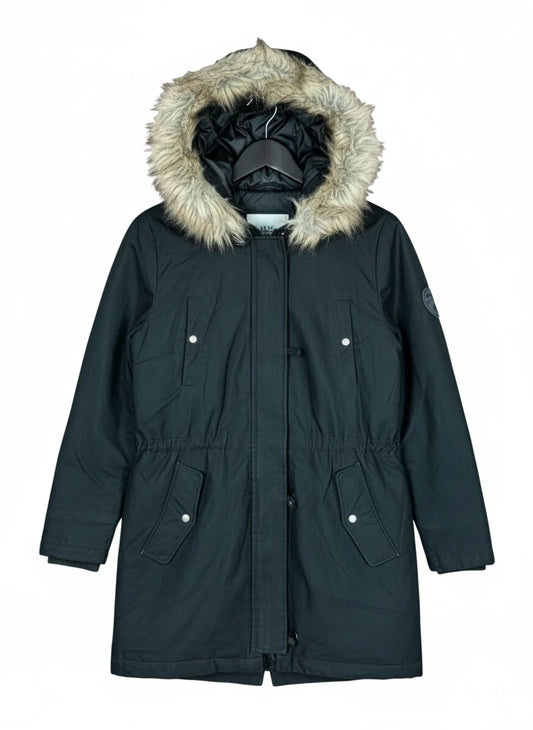Secondhand Branded Bomber & Puffer Jackets by ONLY, Black Polyester fabric, Premium condition, for Women - Online Thrift Shop Peshawar Pakistan