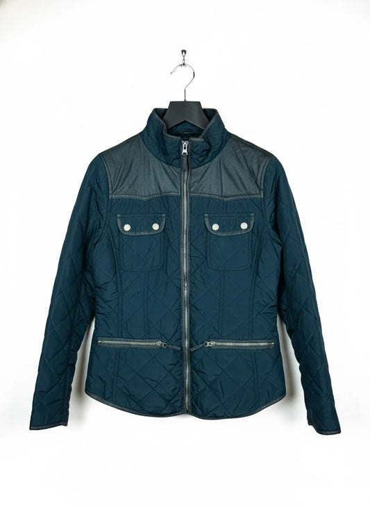 UK Imported secondhand Bomber & Puffer Jackets - Falmer Heritage brand, Black Polyester, Excellent condition, for Women - Online Thrift Store Islamabad Pakistan