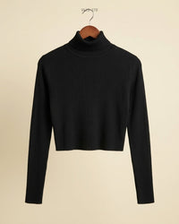 MISSGUIDED (WJS-176) Turtleneck Crop Top