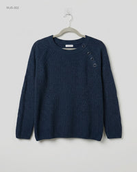 CAHE CAHE (WJS-302) Ribbed Knit Sweater