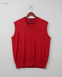 CUT LABEL (WJS-305) V-Neck Sweater Vest