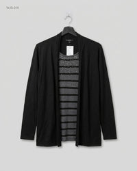 ZAMBA (WJS-316) Layered Cardigan & Embellished Top