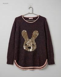 F&P (WJS-321) Graphic Knit Sweater