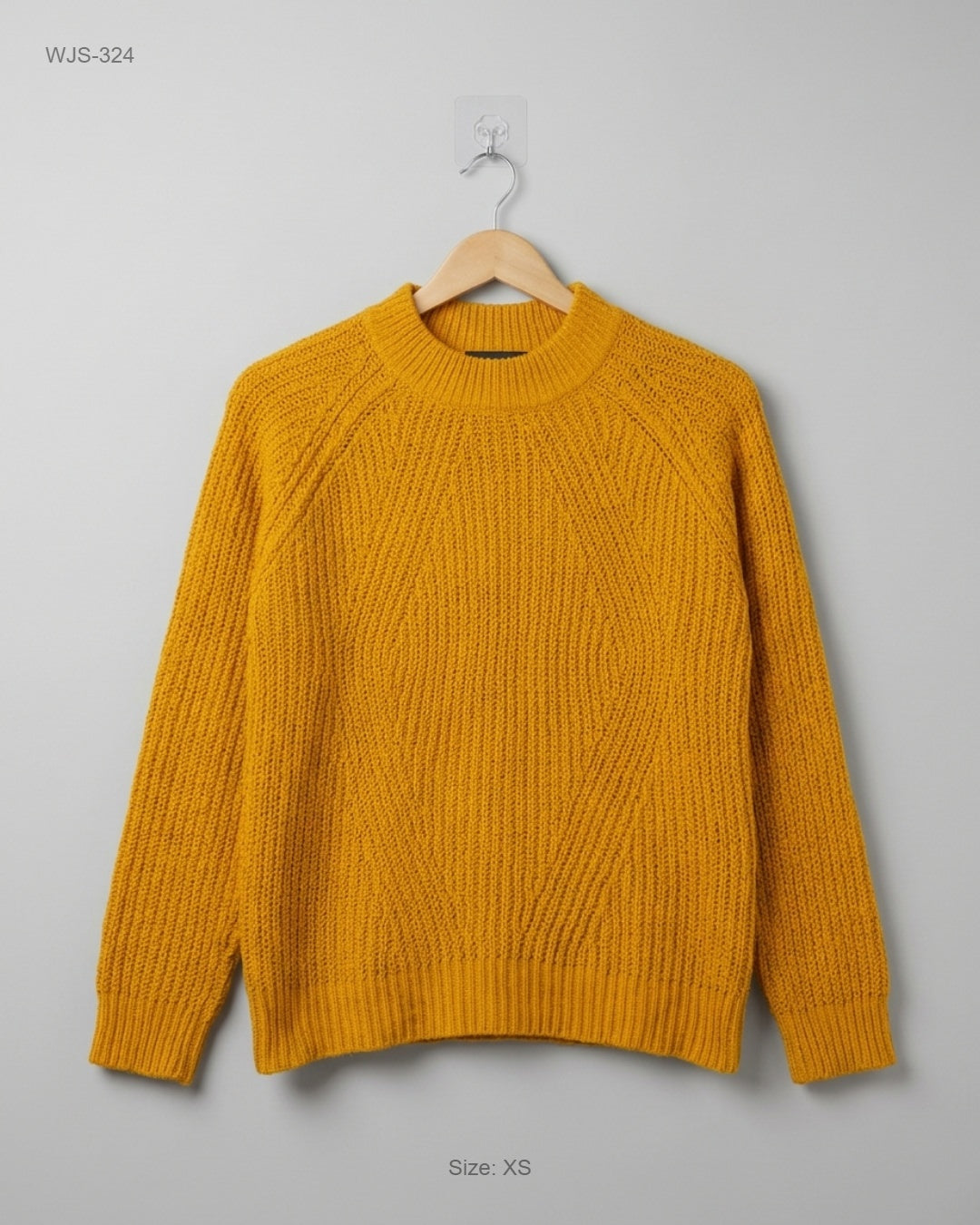 KIABI (WJS-324) Mock Neck Ribbed Sweater
