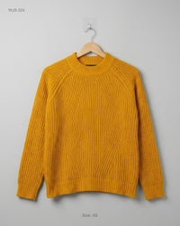 KIABI (WJS-324) Mock Neck Ribbed Sweater