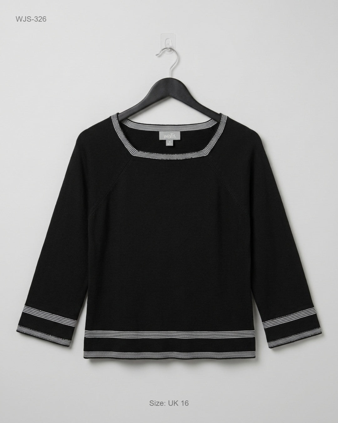Wallis (WJS-326) Square-Neck Knit Top