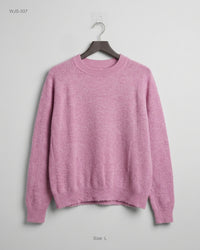 Zara (WJS-337) Crew Neck Knit Sweater