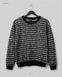 Pepe Jeans (WJS-343) Textured Striped Sweater