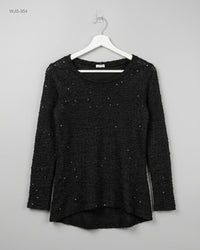 Holly Bracken (WJS-354) Textured Sequin Knit Top