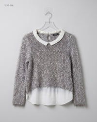 BREAL (WJS-366) 2-in-1 Layered Knit Sweater