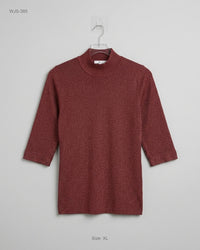 Essentiel (WJS-385) Mock Neck Knit Top